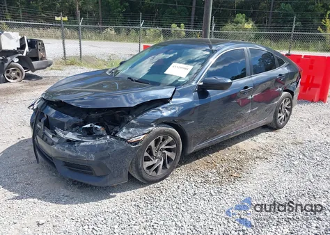 2018 Honda Civic Ex from USA, damaged, VIN 2HGFC2F73JH538904